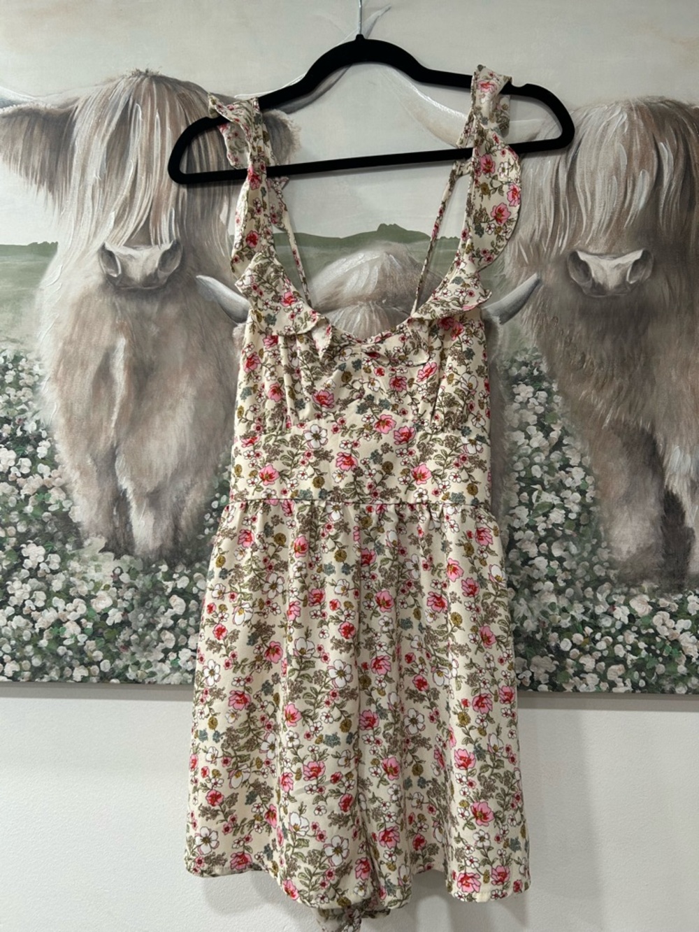 Forever 21 floral romper